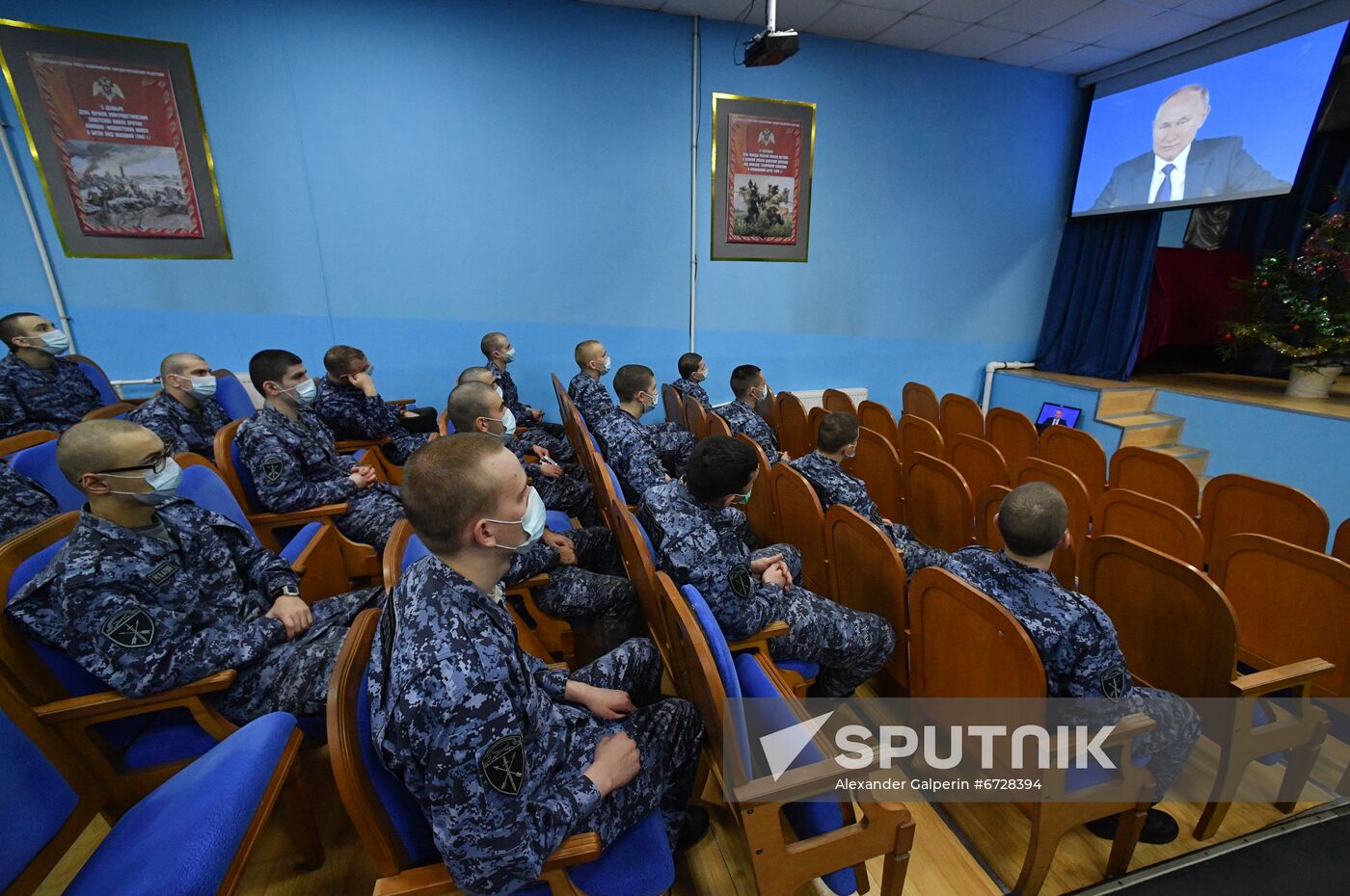 Russia Putin News Conference Broadcasting