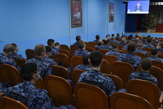 Russia Putin News Conference Broadcasting
