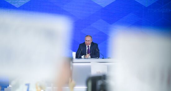 Russia Putin News Conference