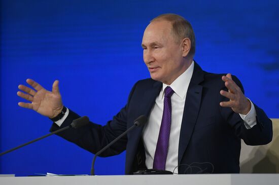 Russia Putin News Conference