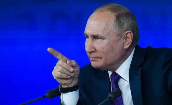 Russia Putin News Conference