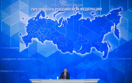 Russia Putin News Conference