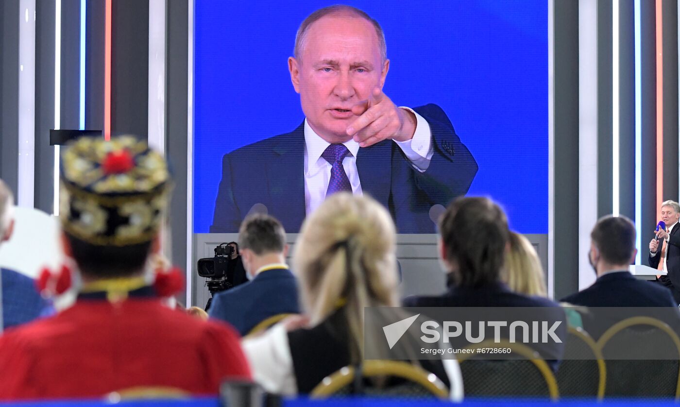 Russia Putin News Conference