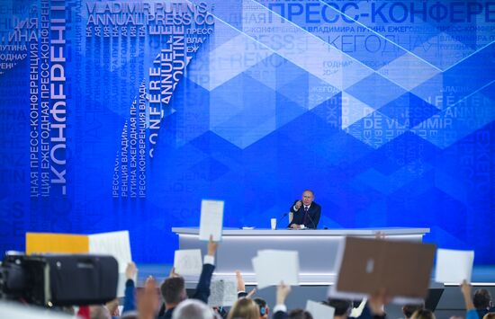 Russia Putin News Conference