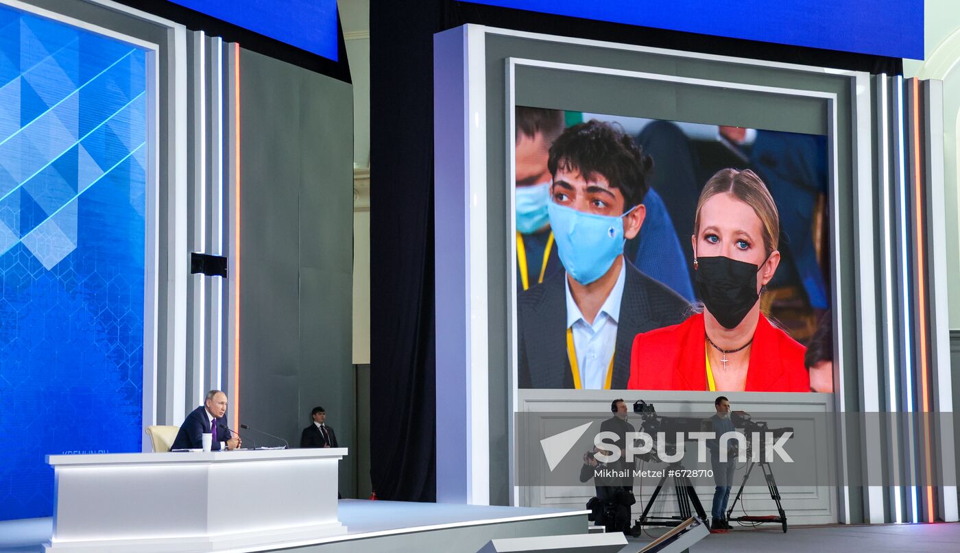 Russia Putin News Conference