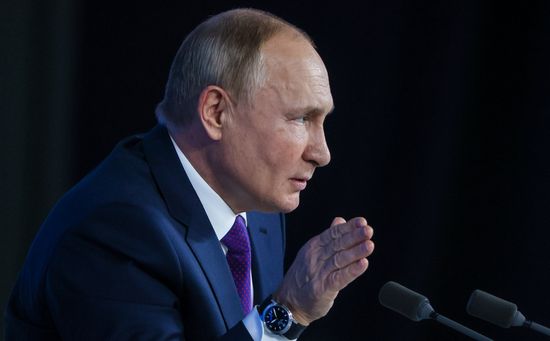 Russia Putin News Conference