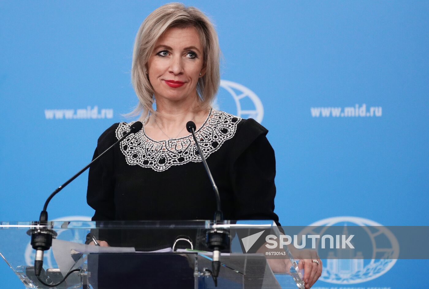 Russia Zakharova Briefing