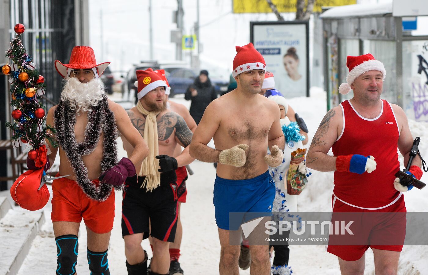 Russia New Year Festive Season Preparations 