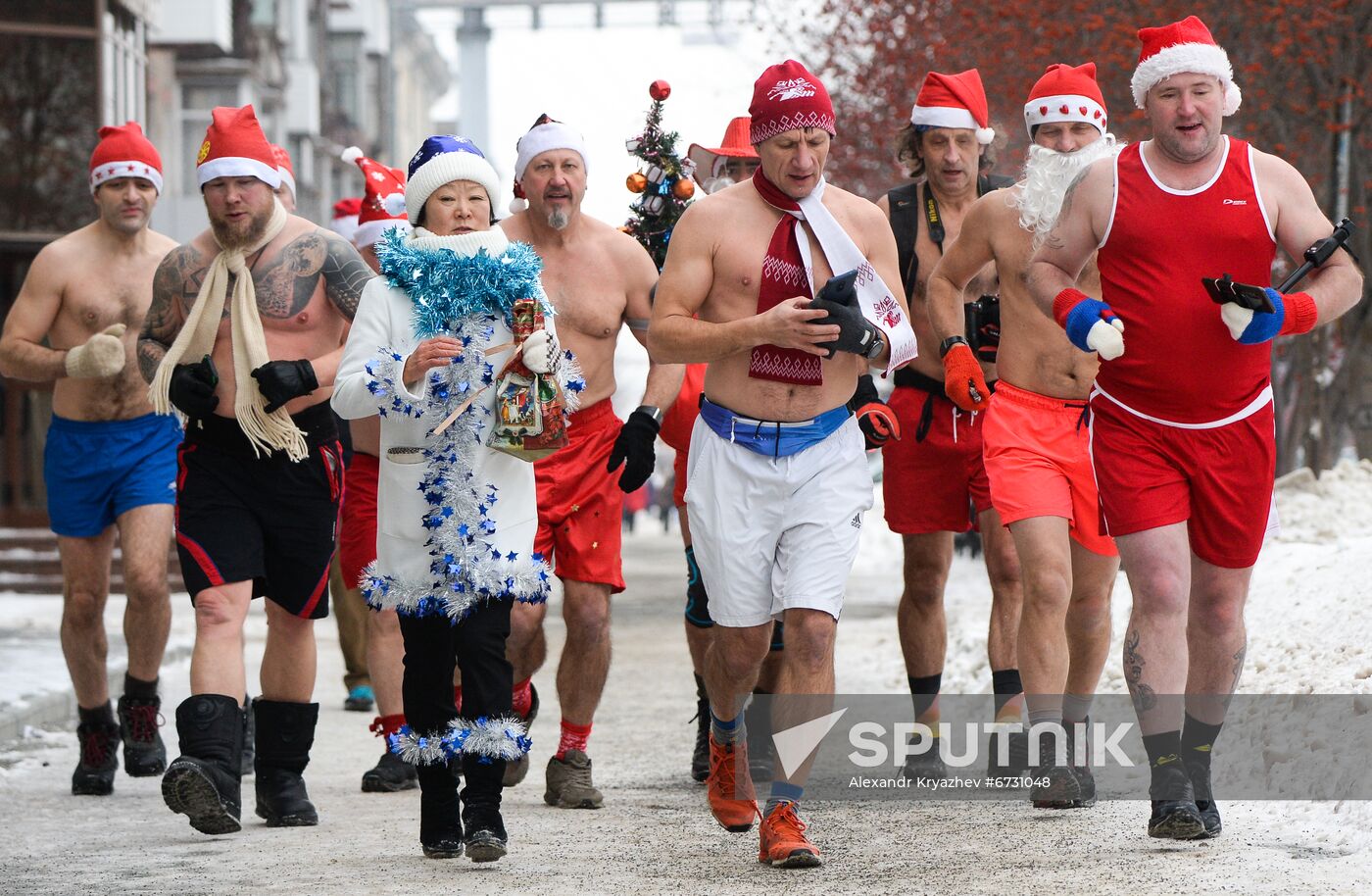 Russia New Year Festive Season Preparations 