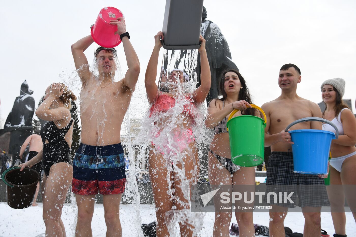 Russia Siberia Winter Entertainment Activity