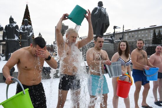 Russia Siberia Winter Entertainment Activity