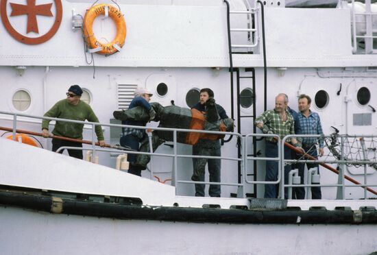 Emergency and rescue drills at Baltic Sea