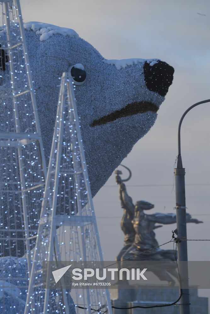 Russia New Year Festive Season Preparations