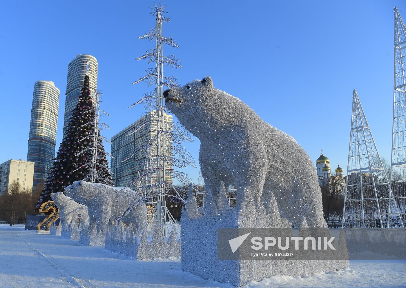 Russia New Year Festive Season Preparations