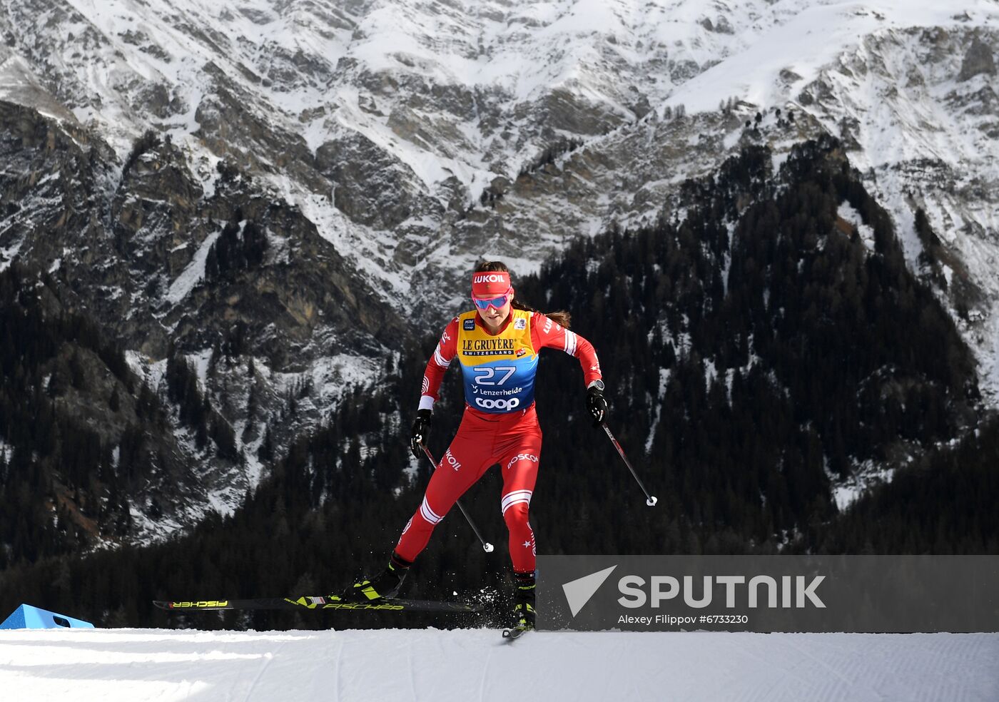 Switzerland Cross Country Skiing Tour de Ski Women