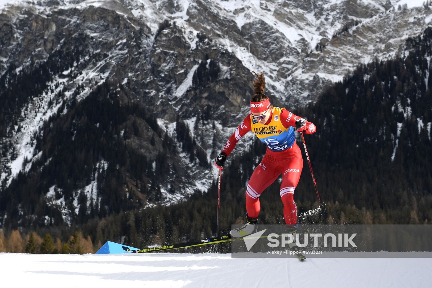 Switzerland Cross Country Skiing Tour de Ski Women