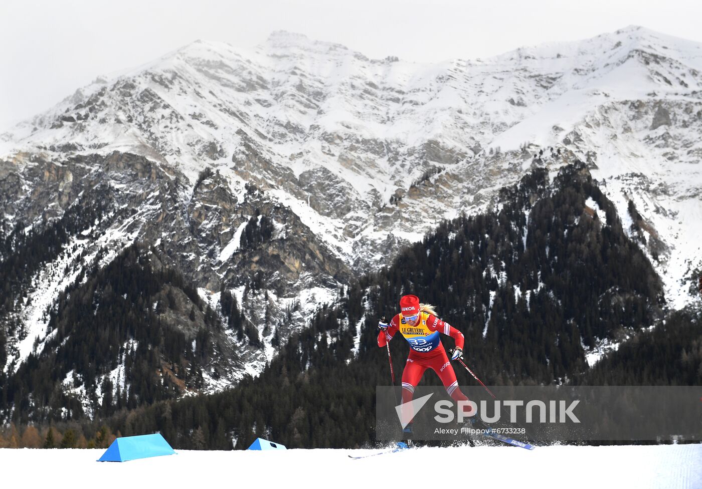 Switzerland Cross Country Skiing Tour de Ski Women