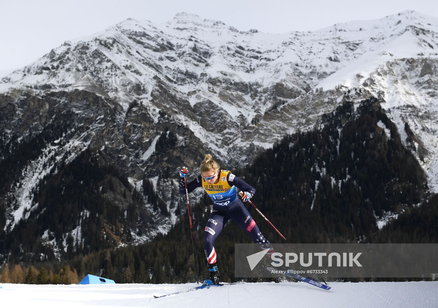 Switzerland Cross Country Skiing Tour de Ski Women