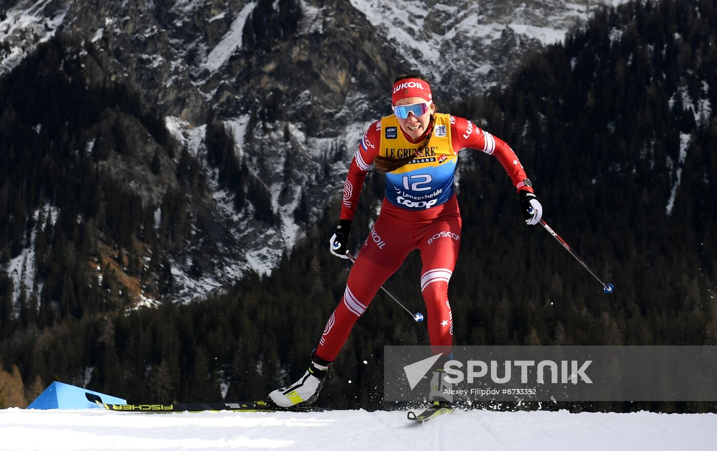 Switzerland Cross Country Skiing Tour de Ski Women