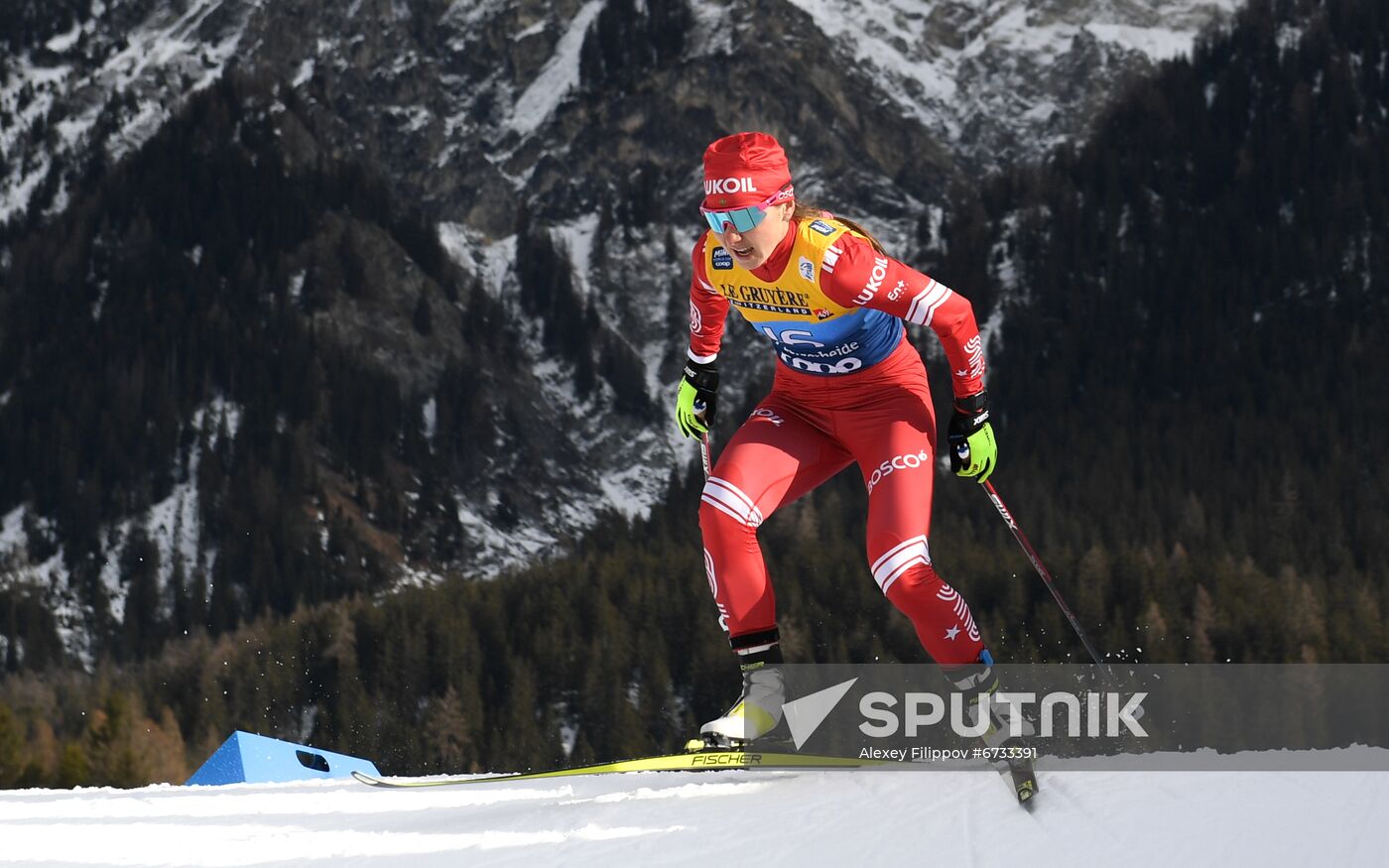 Switzerland Cross Country Skiing Tour de Ski Women