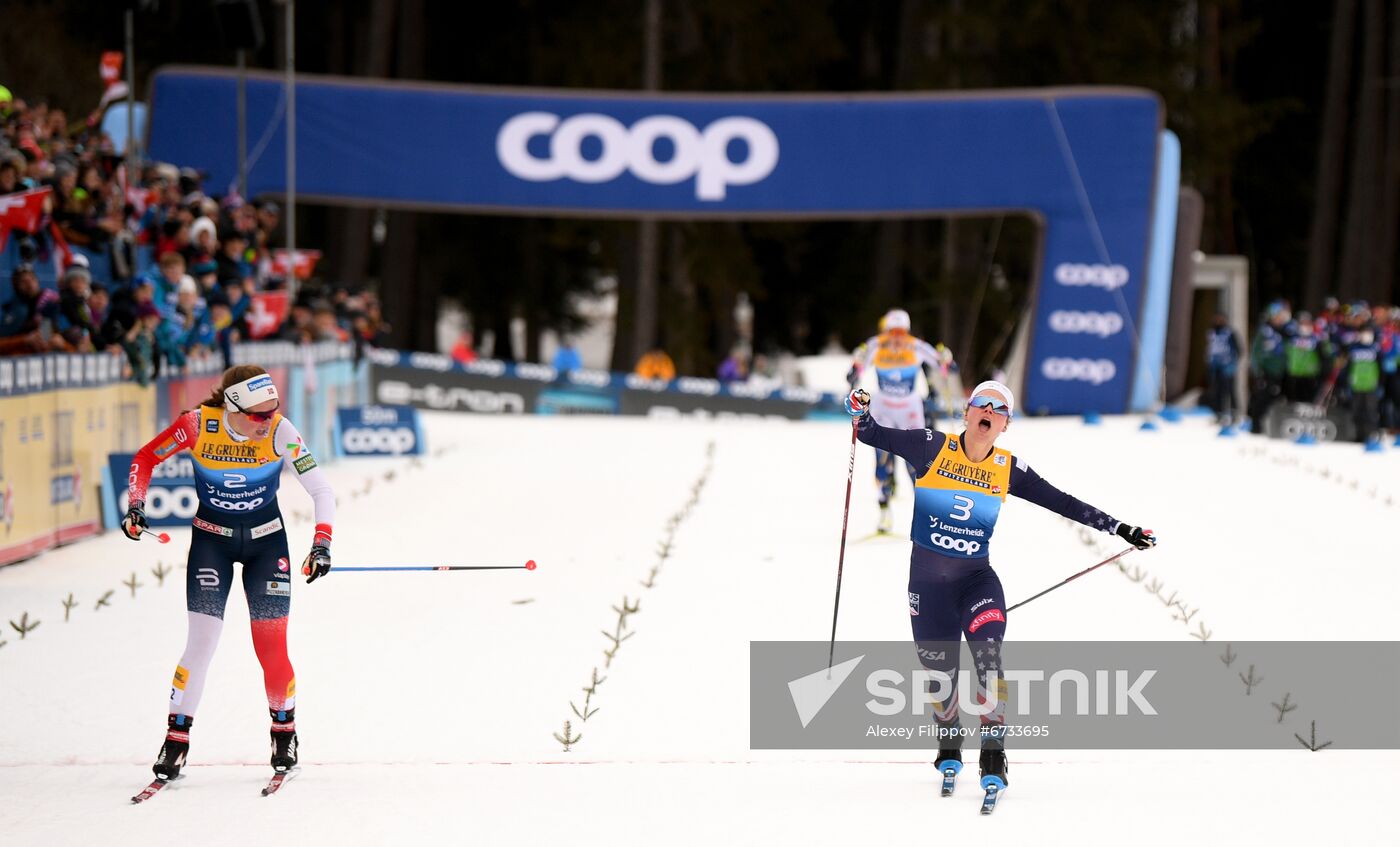 Switzerland Cross Country Skiing Tour de Ski Women