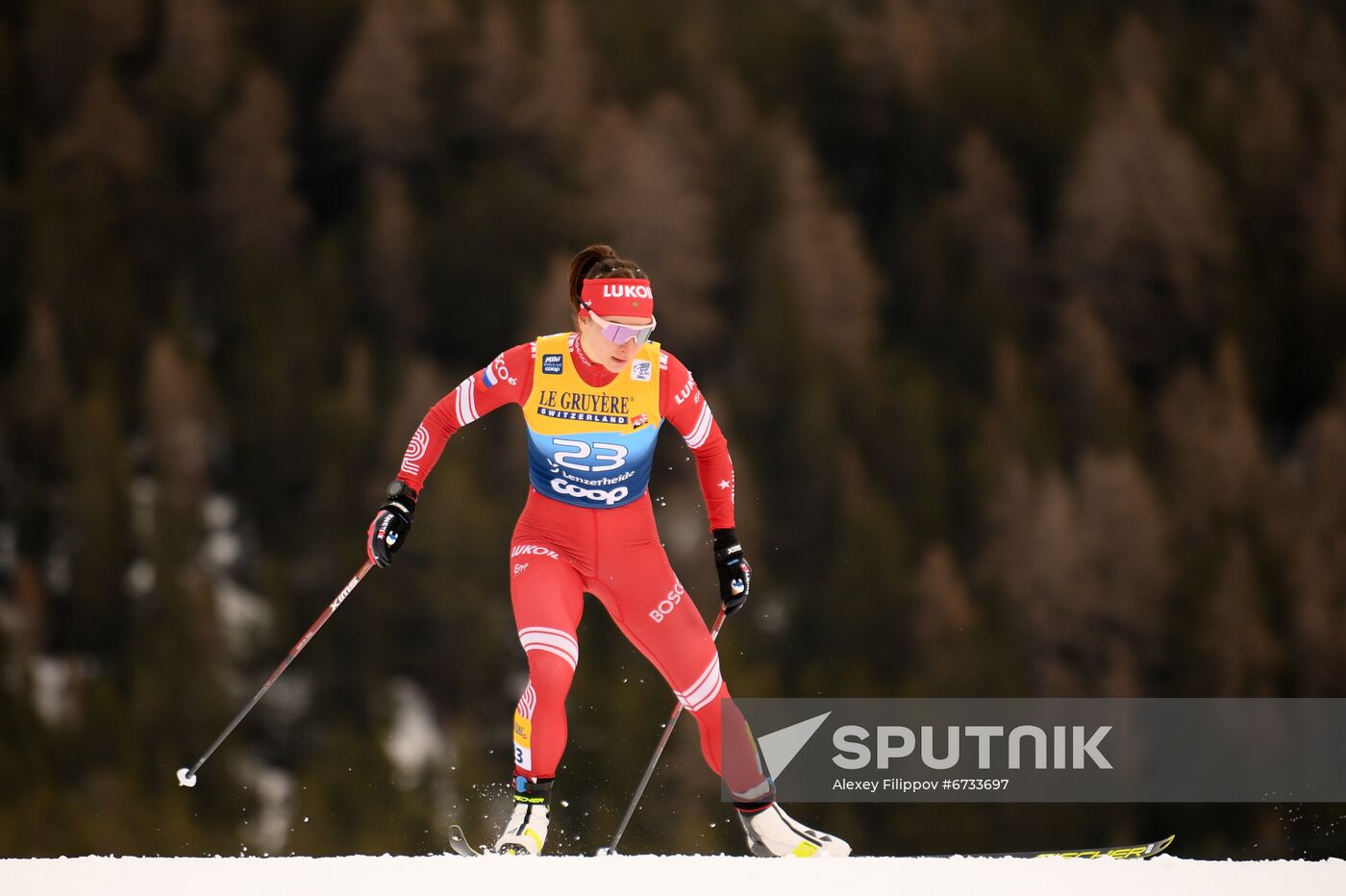 Switzerland Cross Country Skiing Tour de Ski Women