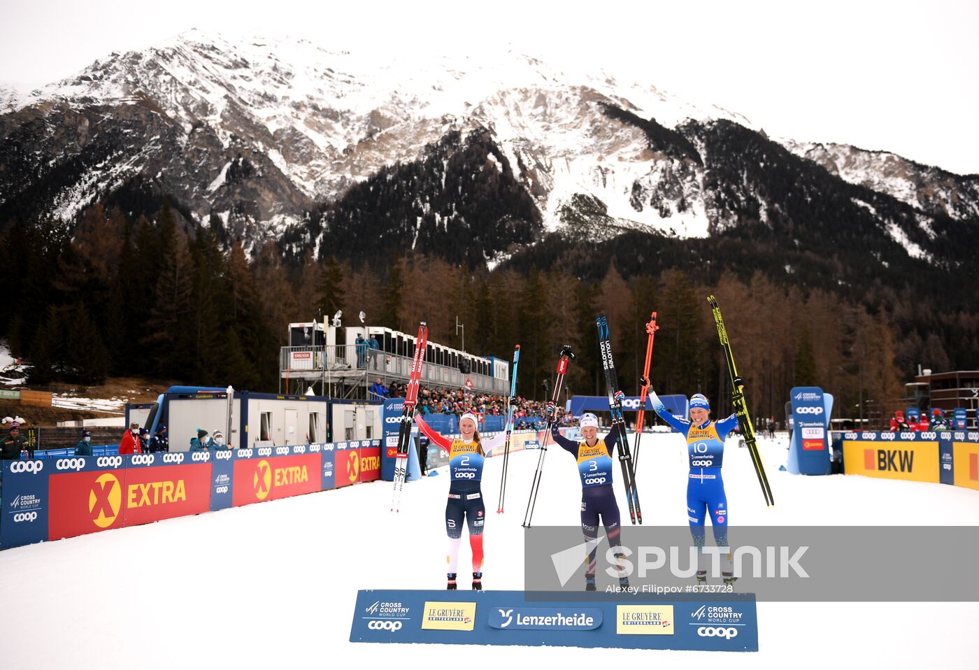 Switzerland Cross Country Skiing Tour de Ski Women