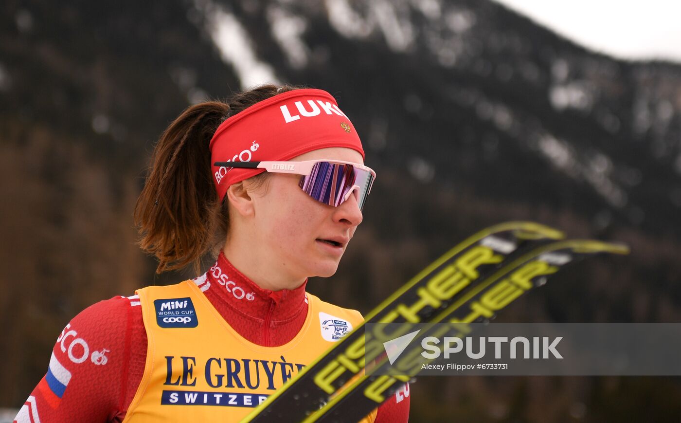 Switzerland Cross Country Skiing Tour de Ski Women