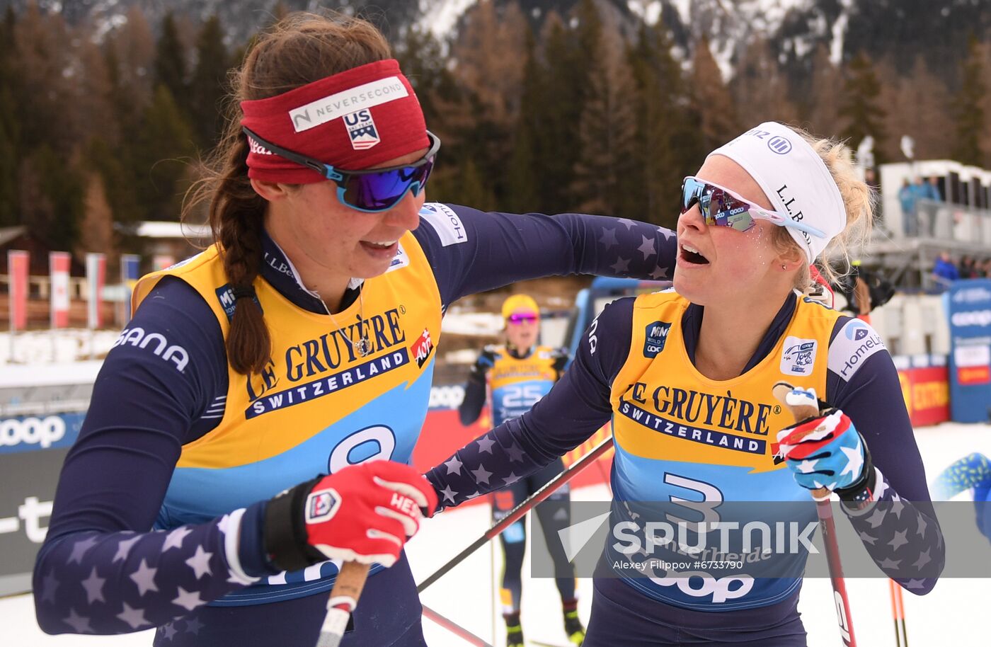 Switzerland Cross Country Skiing Tour de Ski Women