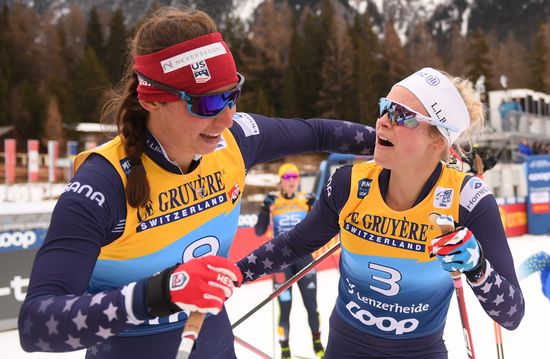 Switzerland Cross Country Skiing Tour de Ski Women