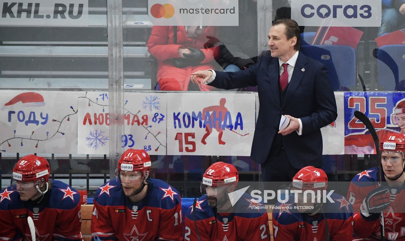 Russia Ice Hockey Kontinental League CSKA - Dynamo