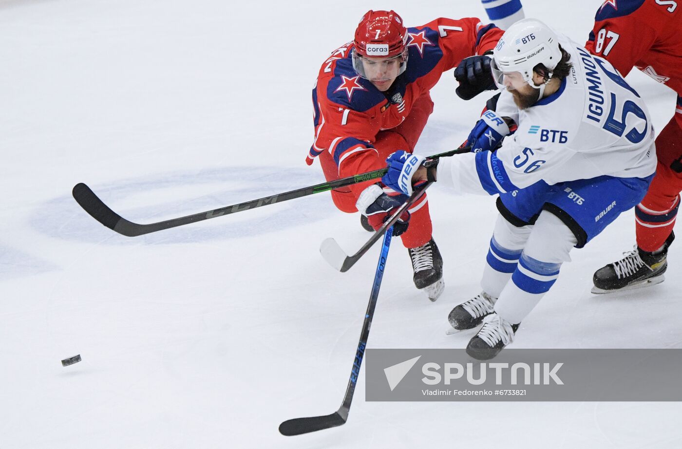 Russia Ice Hockey Kontinental League CSKA - Dynamo