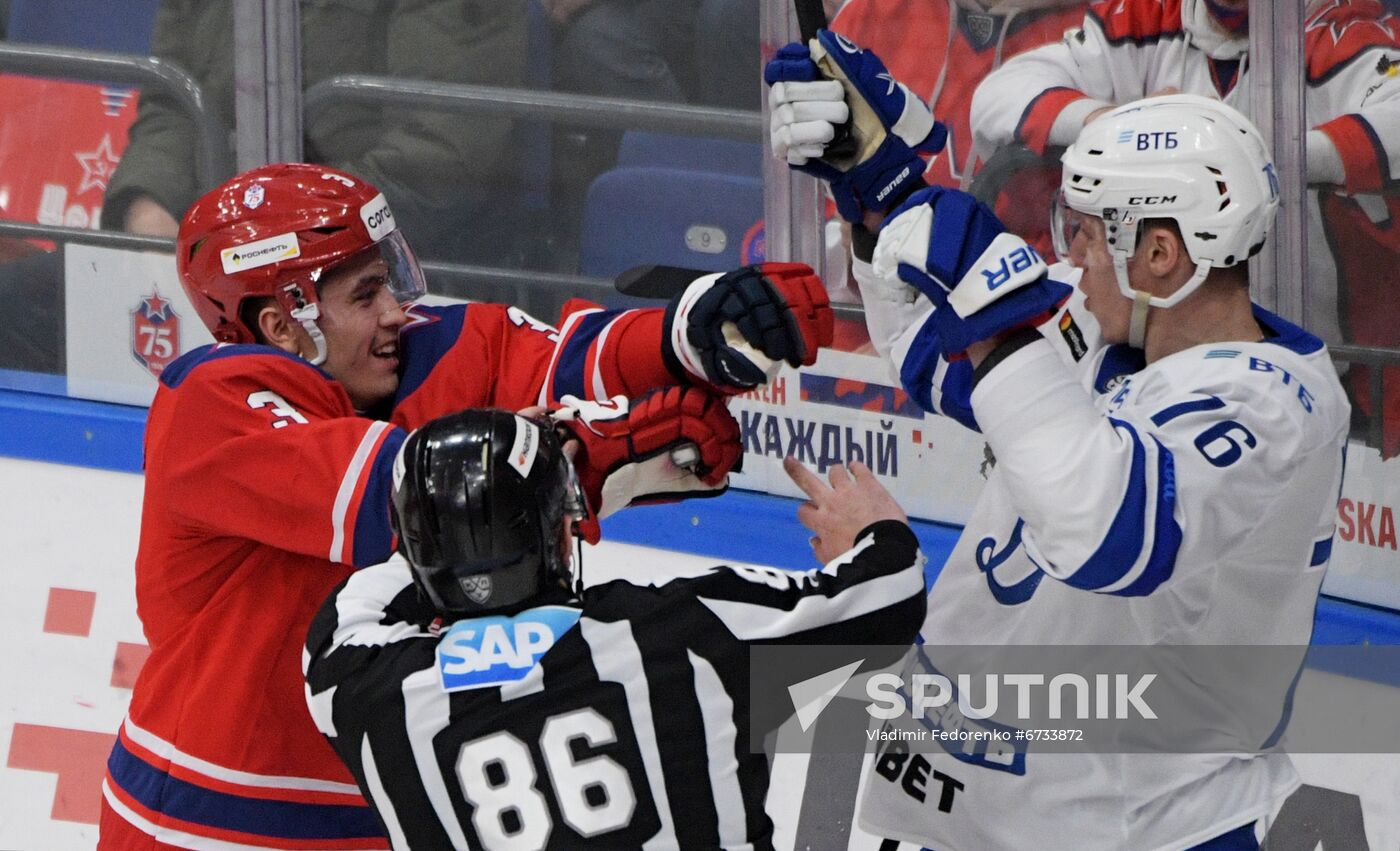 Russia Ice Hockey Kontinental League CSKA - Dynamo