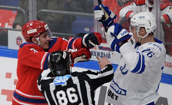 Russia Ice Hockey Kontinental League CSKA - Dynamo