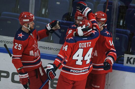 Russia Ice Hockey Kontinental League CSKA - Dynamo