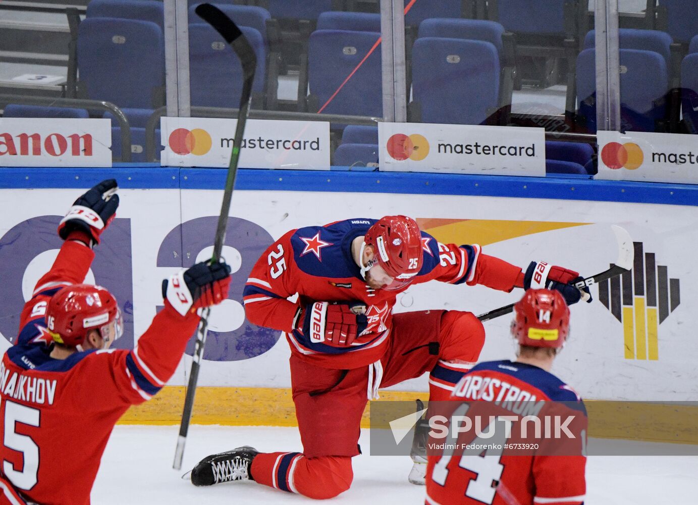 Russia Ice Hockey Kontinental League CSKA - Dynamo