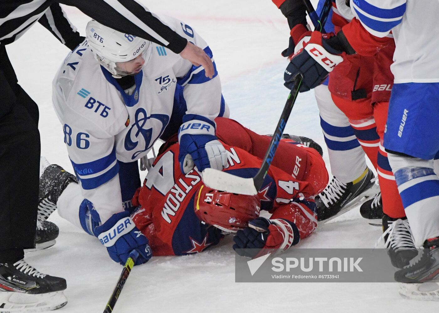 Russia Ice Hockey Kontinental League CSKA - Dynamo