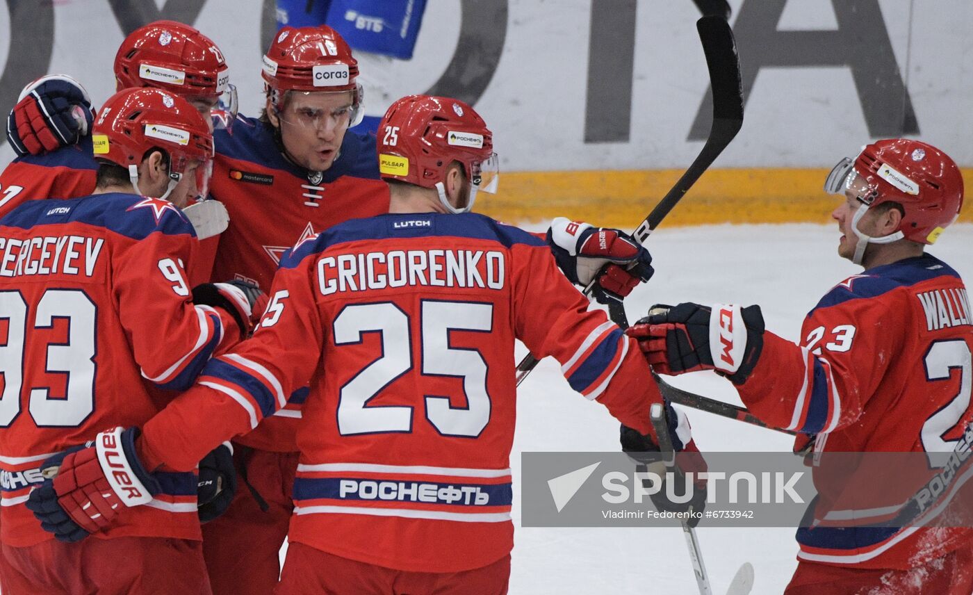 Russia Ice Hockey Kontinental League CSKA - Dynamo