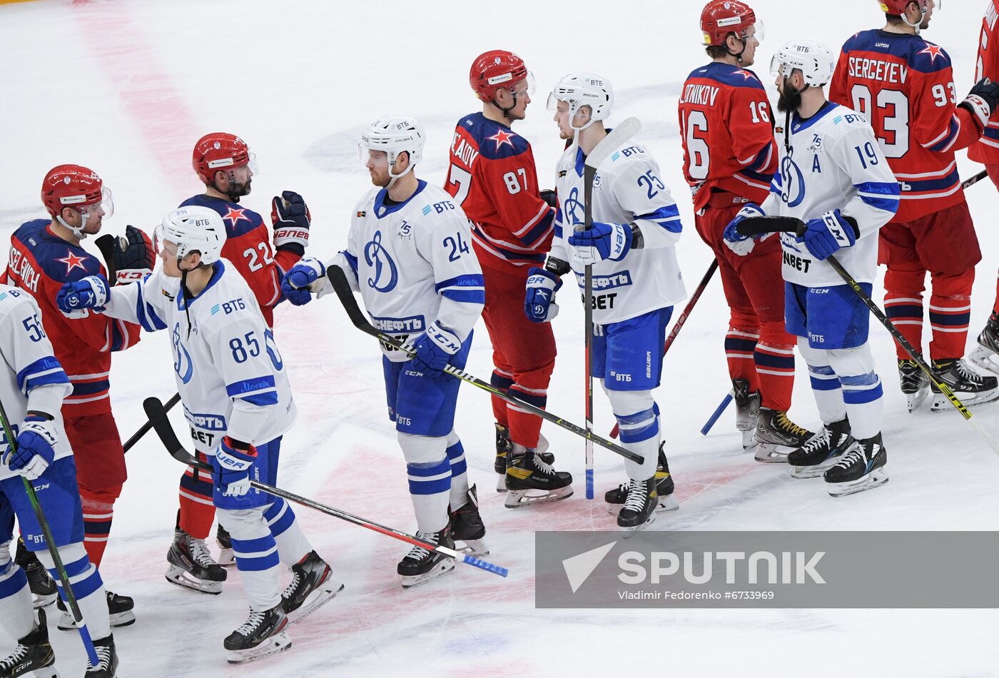 Russia Ice Hockey Kontinental League CSKA - Dynamo