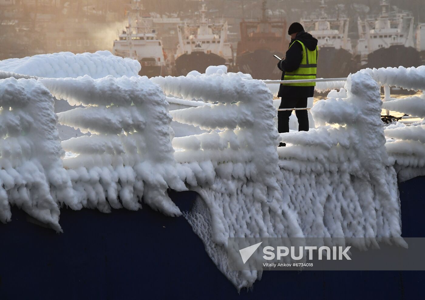 Russia Shipping Frozen Cars