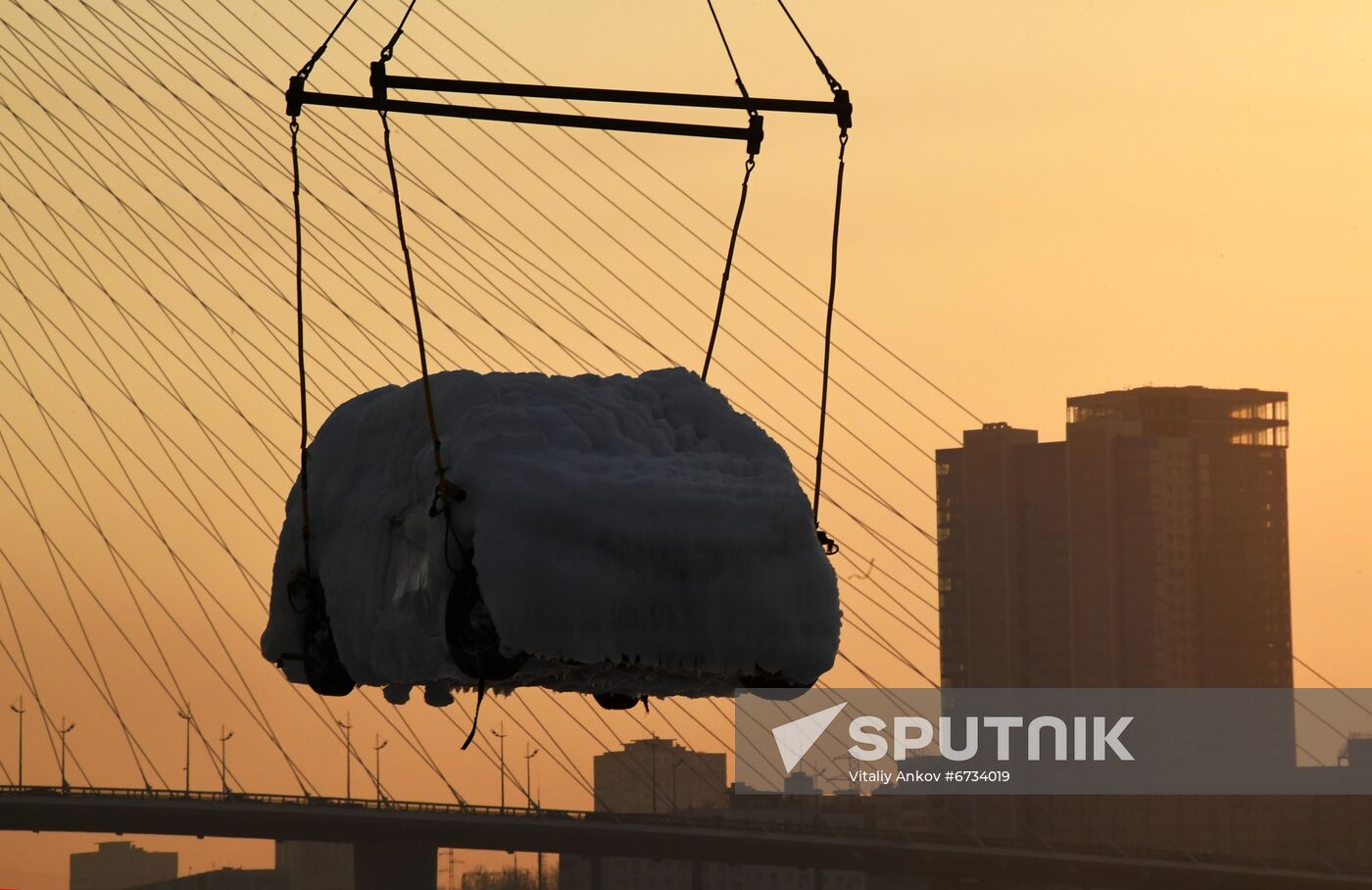 Russia Shipping Frozen Cars