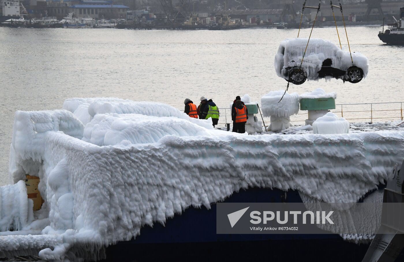 Russia Shipping Frozen Cars