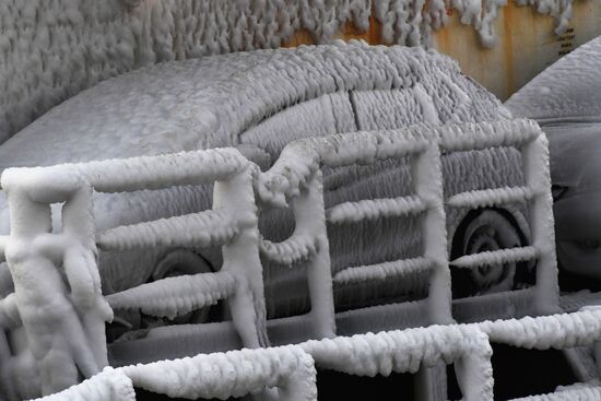 Russia Shipping Frozen Cars