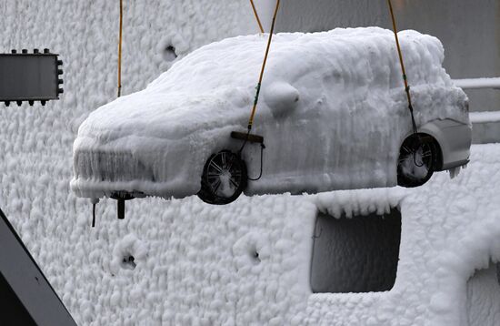 Russia Shipping Frozen Cars