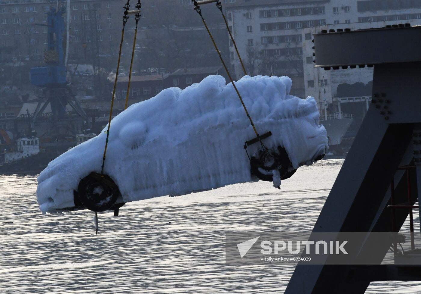 Russia Shipping Frozen Cars