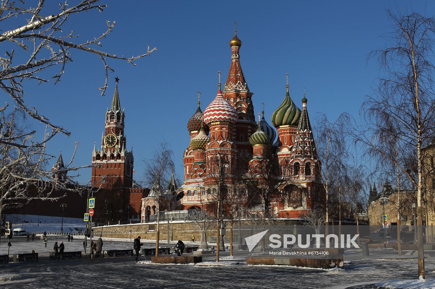 Russia New Year Festive Season Preparations