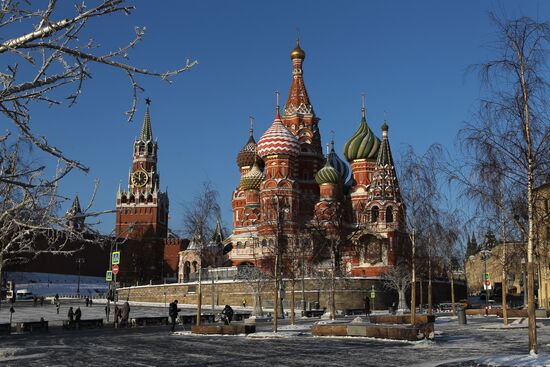 Russia New Year Festive Season Preparations