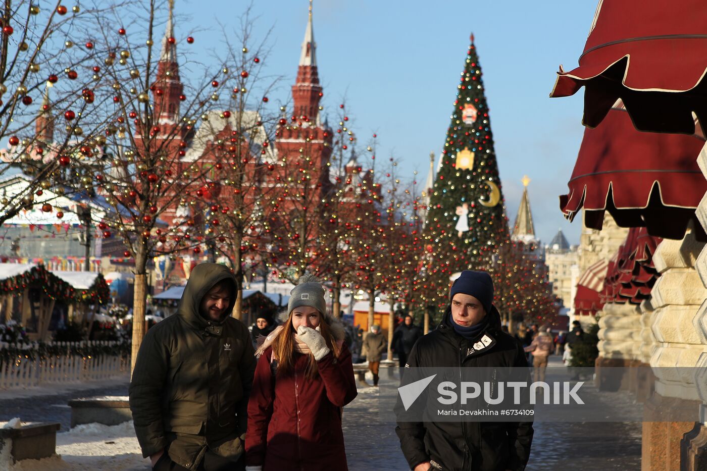 Russia New Year Festive Season Preparations