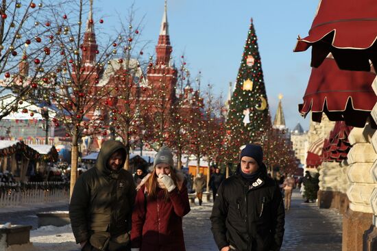 Russia New Year Festive Season Preparations