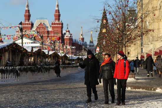 Russia New Year Festive Season Preparations